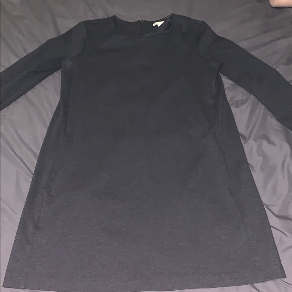 Basic dark grey professional dress